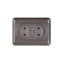 DOUBLE SOCKET OUTLET ANTRAC. RP16-020 SL