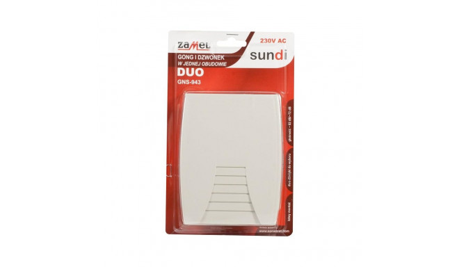 DOOR BELL GNS-943-BIA valge