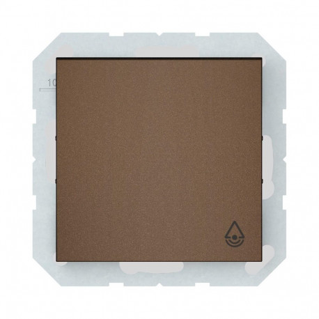 PUSH BUTTON IP44 MOCHA P110-012-04 QR