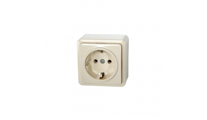 SURFACE MOUNTED SOCKET WITH EARTH