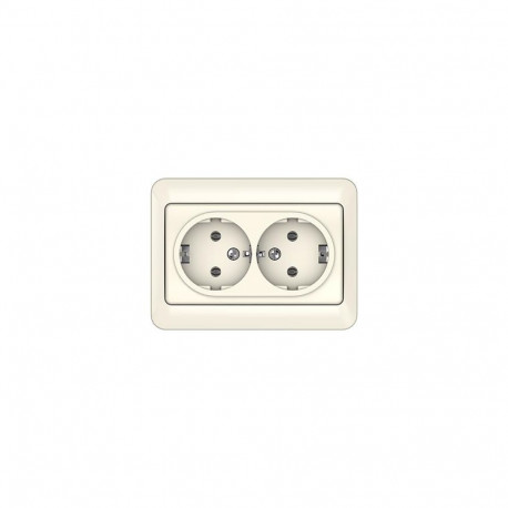 DOUBLE SOCKET WITH EARTH