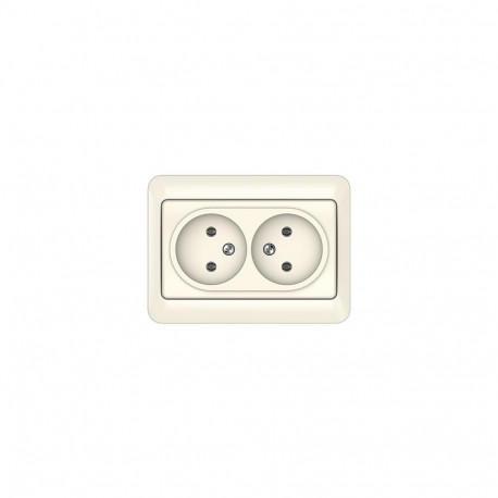 topelt pistikupesa ilma maanduseta