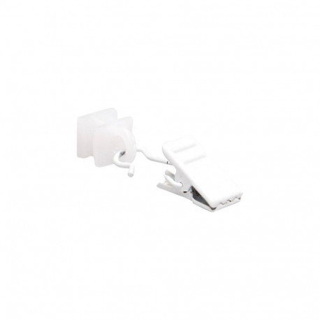 SLIDER W A metallklambriga valge 30