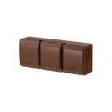SOCKET HERMES 3PL BROWN IP44 0326-06