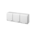 SOCKET HERMES 3PL WHITE IP44 0326-02