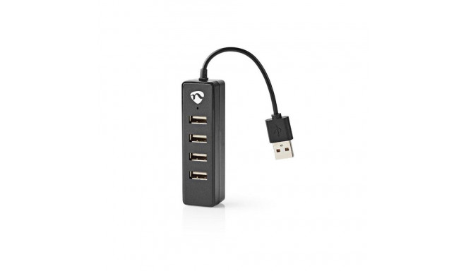 USB HUB 4-PORT USB 2.0 BLACK