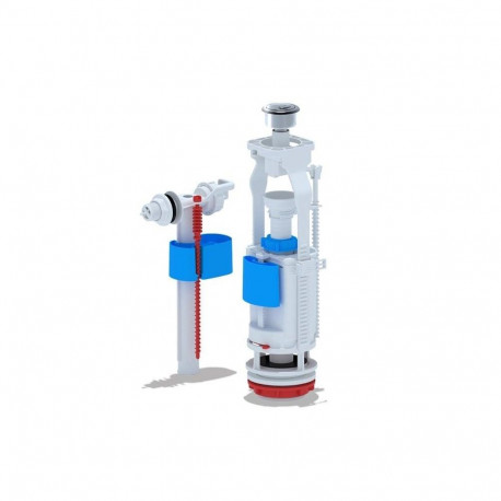 WC külgtäiteventiil 1/2, kroom 3/6L WC3050C