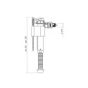 WC SIDE FILL VALVE,PLAST FITT 3/8 WC5030