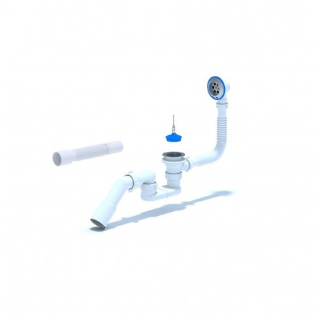 BATH TRAP OUTLET OVERFL 1 1/2 FLEXI E056