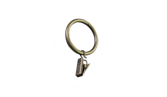kardinaringid klambritega kuldne D16 10 tk