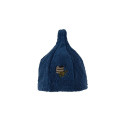 SAUNA HAT WITH BUCKET PIC BLUE COTTON