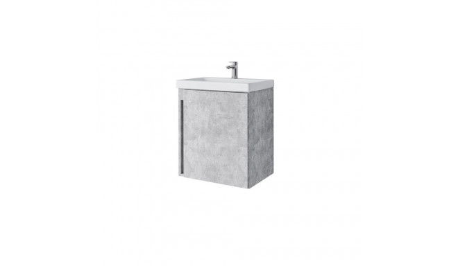 CAB WITH WASHBASIN WTU-50BT-PM CONCRETE