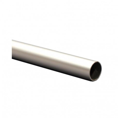 CURTAIN TUBEESTILO SILVER COLOUR2.4M D19