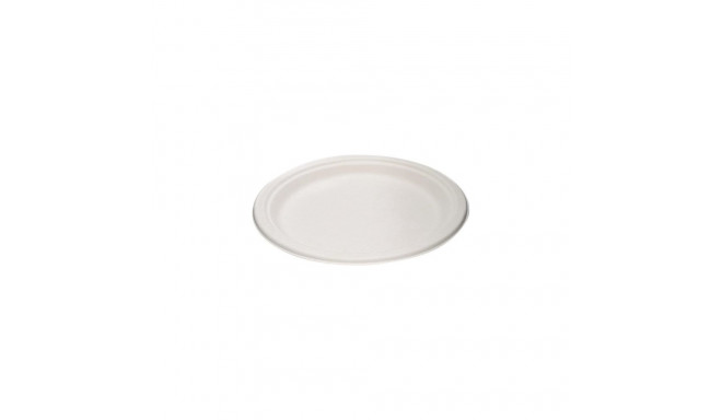 SUGARCANE FIBER PLATES 18CM 10 PCE