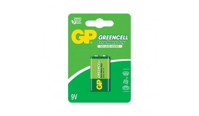 BATTERY GREENCELL 9V patarei