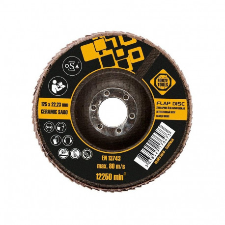 FLAP SANDING BLADE 125X22,23 MM FORTE T