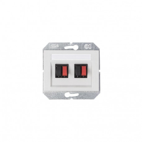 AUDIO SOCKET 2 V valge GL04-02 XP500