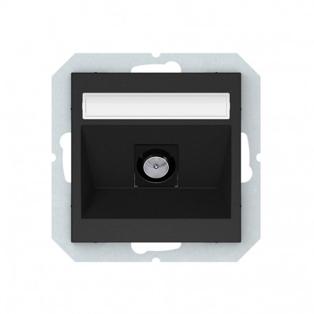 TV SOCKET BLACK TVL01-02 QR1000