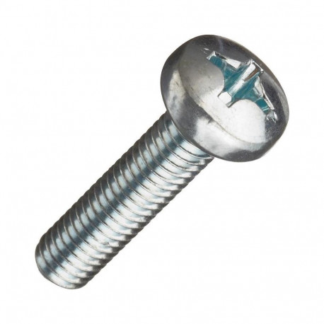 SCREWS PAN HEAD M6X25 ZN 20 PCS.
