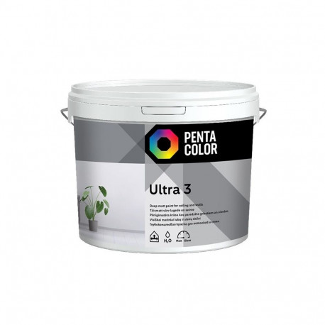 emulsioonvärv ultra matt valge 10 l