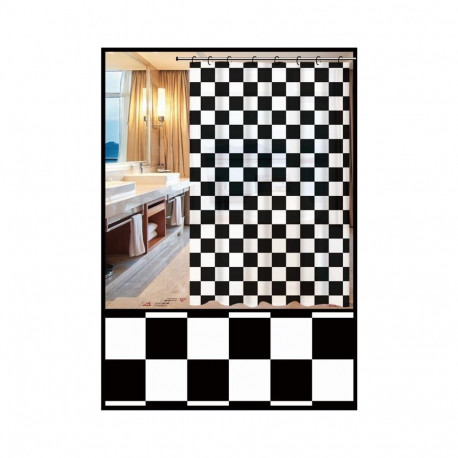 dušikardin ZHY062-1 180x180cm PEVA