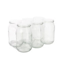 JAR 900ML 6PCS WITHOUT LID 82MM