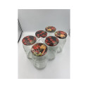 JAR 720ML WITH LID 82MM 6PCS