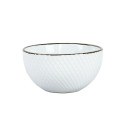 14CM 620ML BOWL RHOMBUS WHITE