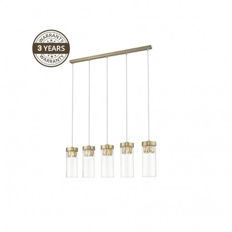 PENDANT LAMP PORTO 20101AB-5F 5X25W G9