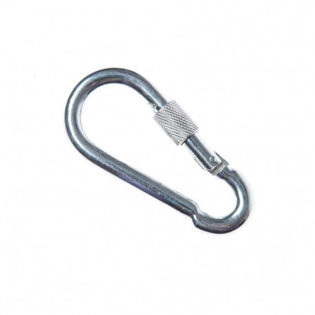 MOUNTING CARABINER 10X100 MM ZP WITH NU