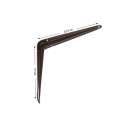 SHELF HOLDER 200X225 SB-01 BROWN