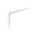 SHELF HOLDER 400X450 SB-01 WHITE