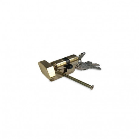 CYLINDER LOCK W KNOB 70MM 30X40 BRAS 5K