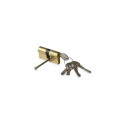 CYLINDER LOCK 80MM 40X40 BRASS 5 KEYS