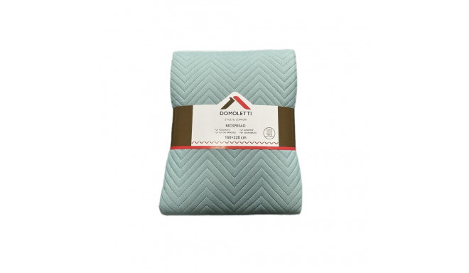 BEDSPREAD MICRO 160X220 CM HERRING AQUA