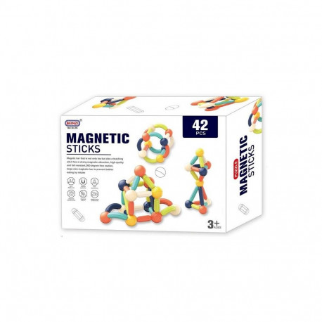 mänguasi konstruktor magnetiline 42 tk BEZ-002
