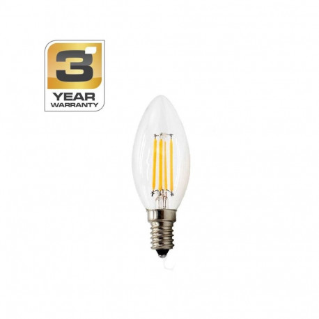 LED BULB B35 2W E14 2700K 250LM FILAM