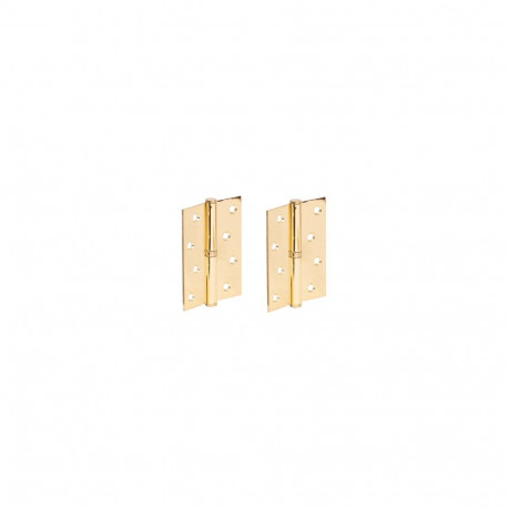 HINGE DOOR 100X75X2.5 PB BRASS-PLATE