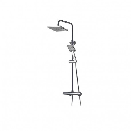 THERMO COLUMN WITH SQUARE SHOWER HEADS