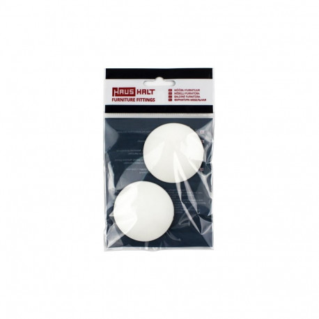 WHITE DOOR STOPPERS 2 PCS. D60. HAUSHALT