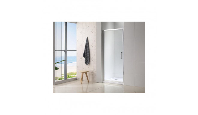 dušiuks 90x190cm 6mm kroomitud profiil