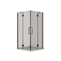 SHOWER ENCLOSURE 90X90X195CM 6MM BLACK