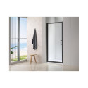 SHOWER DOOR 80X190CM 6MM  BLACK