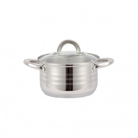 CASSEROLE WITH LID2.5L 18X10.5 DOMOLETTI