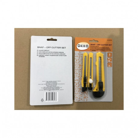 SNAP-OFF CUTTER SET 3 PCS.