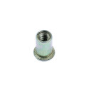 OPEN FLAT HEAD BLND RVT NUT M6 1.0X15.8