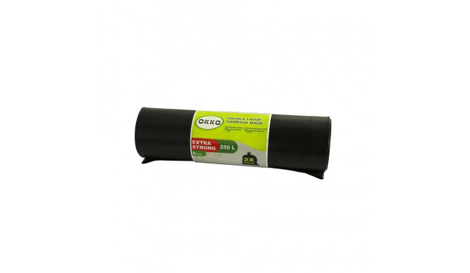 GARBAGE BAGS OKKO 2LAYER 250L 5PCS