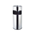 ROUND TRASH BIN WITH ASHTRAY T-Y0617S