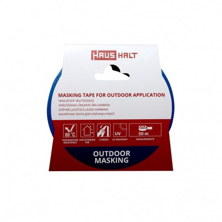 sinine akrüül maalriteip 38/50m haushalt