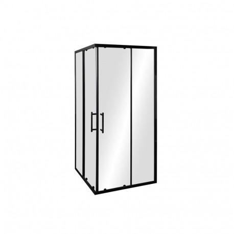 SHOWER ENCLOSURE B-253B BLACK 90X90 NOTR